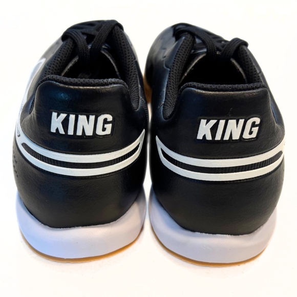 Puma KING MATCH Sneakers Black White and Tan Size 8 - Picture 5 of 12